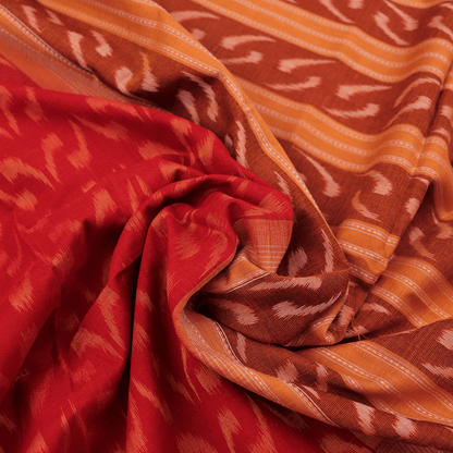 Handloom Sambalpuri Cotton Ikkat Saree Handloom Saree_Cotton Priyadarshini Handloom 