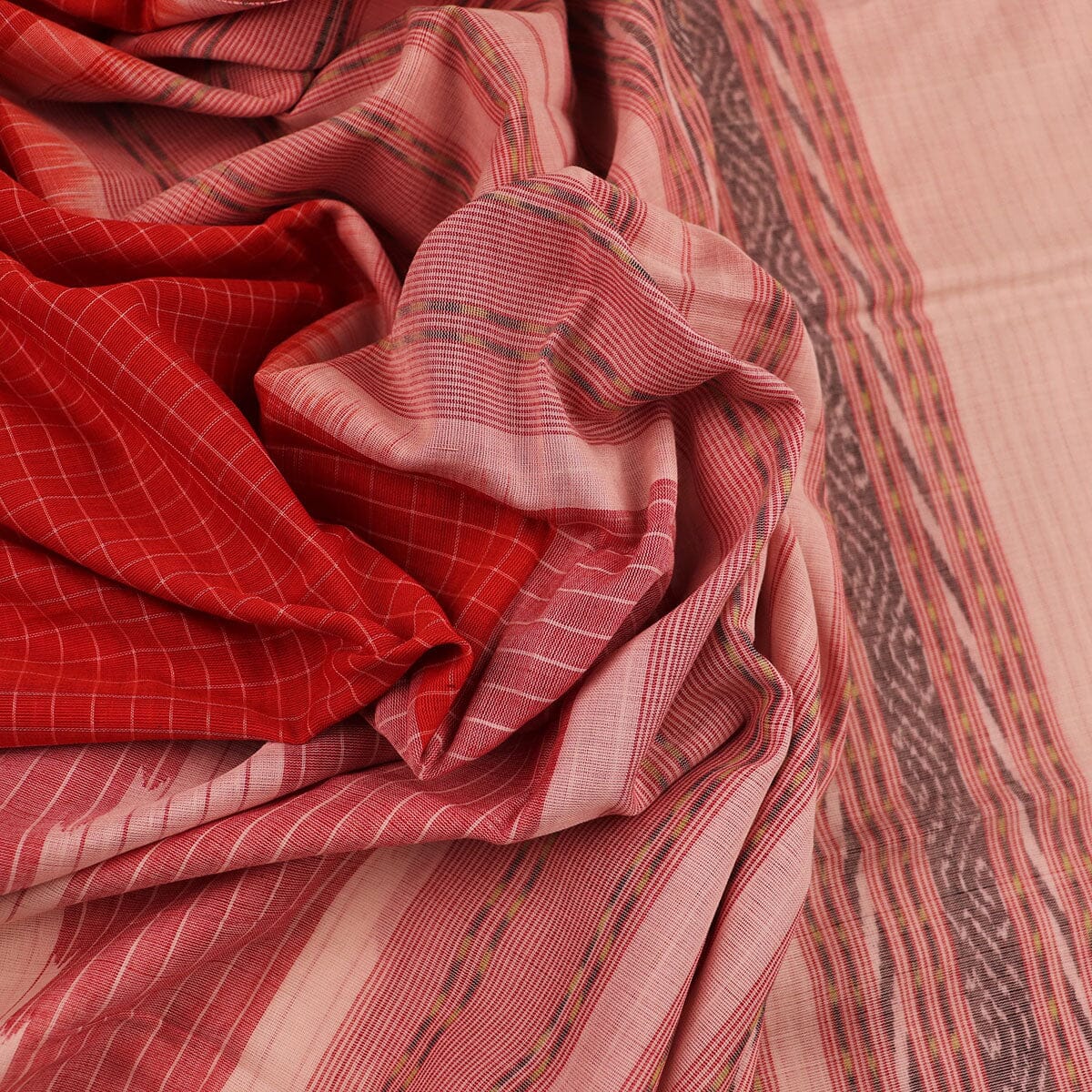Handloom Sambalpuri Cotton Ikkat Saree Handloom Saree_Cotton Priyadarshini Handloom 