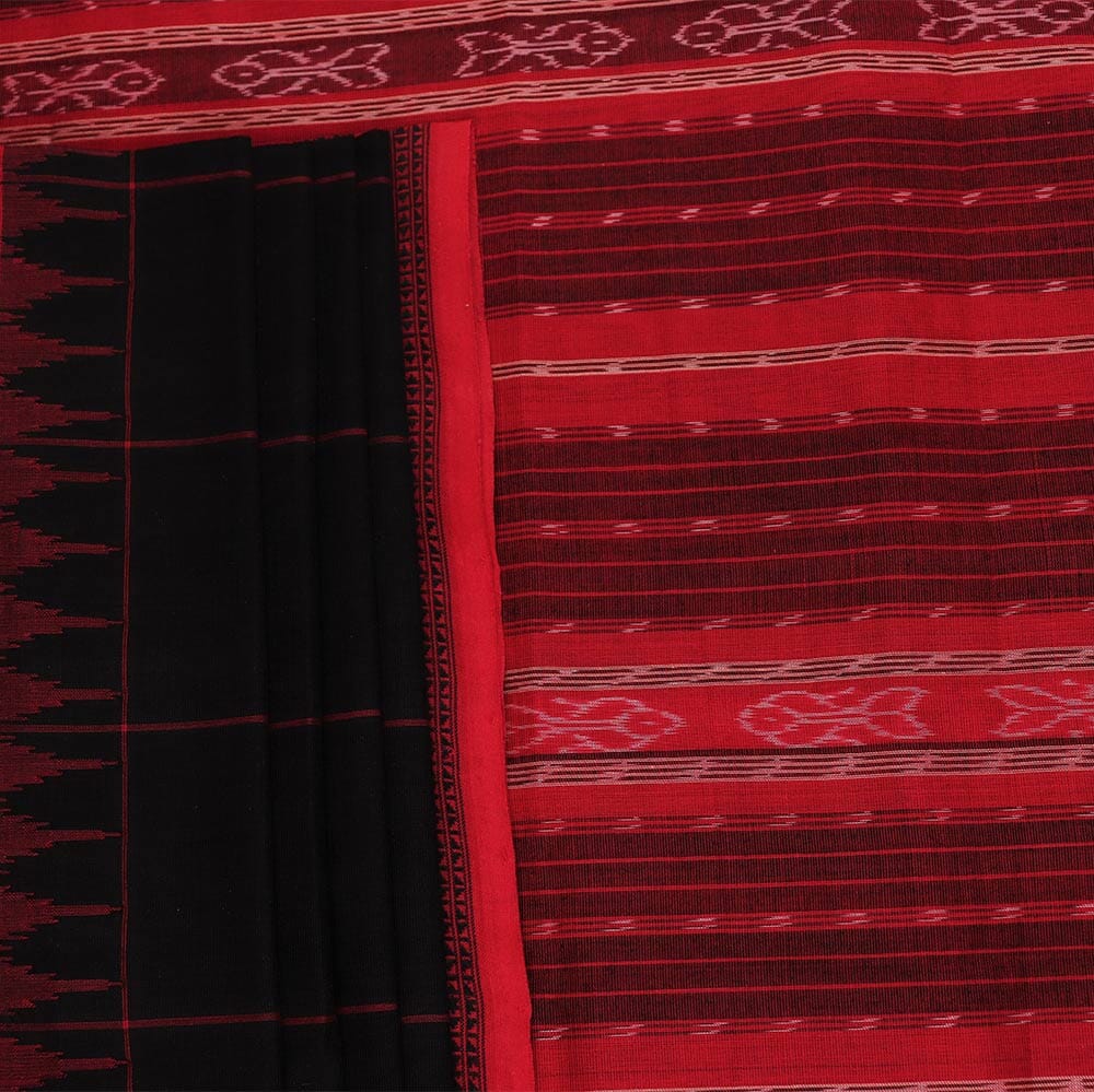 Handloom Sambalpuri Cotton Ikkat Saree Handloom Saree_Cotton Priyadarshini Handloom 