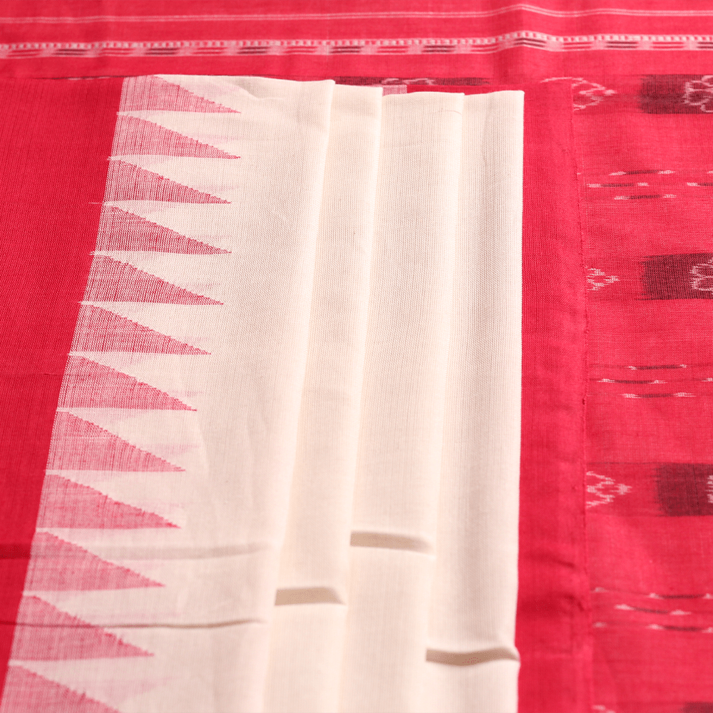 Handloom Sambalpuri Cotton Ikkat Saree Handloom Saree_Cotton Priyadarshini Handloom 