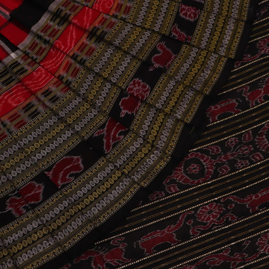 Handloom Sambalpuri Cotton Ikkat Saree Handloom Saree_Cotton Priyadarshini Handloom 