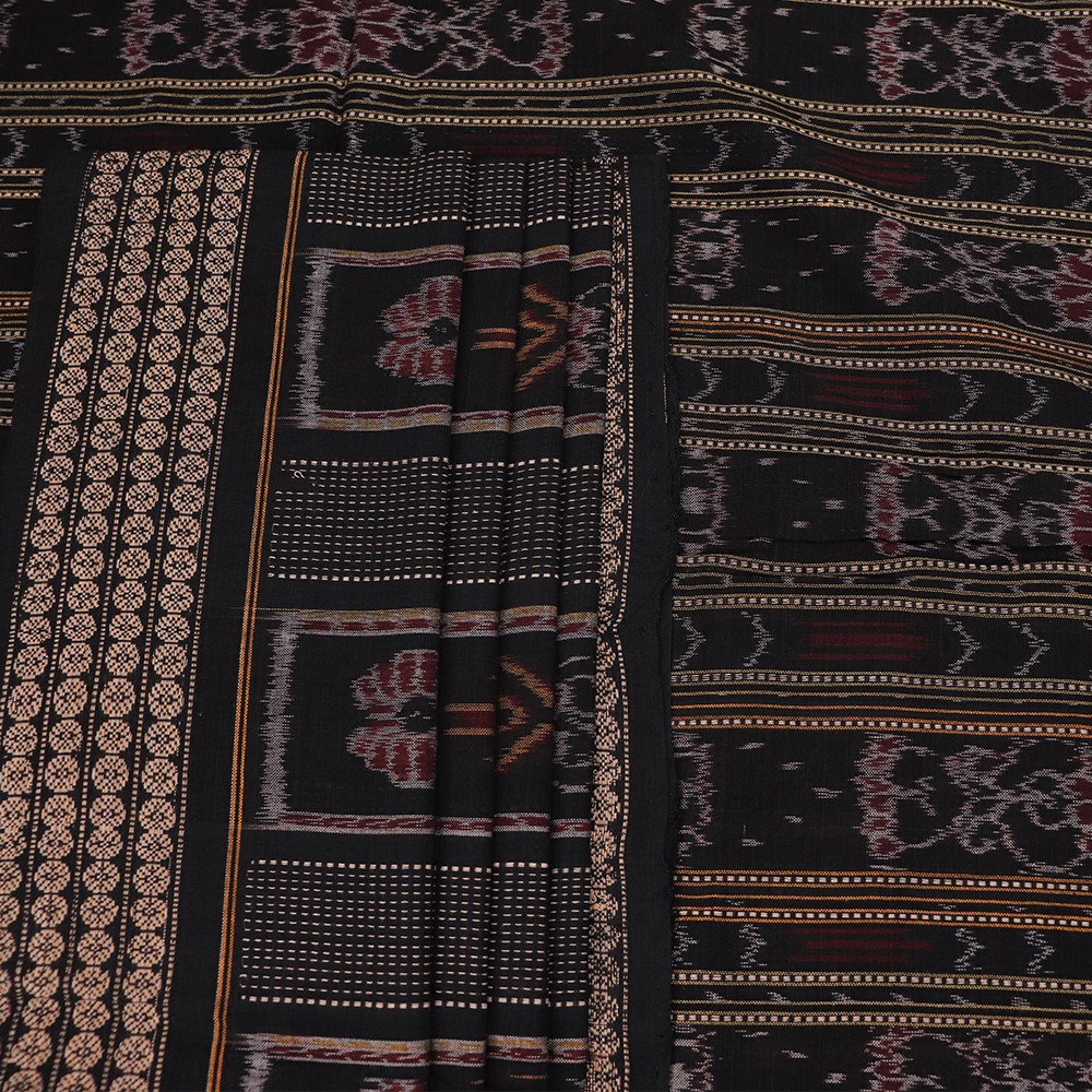 Handloom Sambalpuri Cotton Ikkat Saree Handloom Saree_Cotton Priyadarshini Handloom 