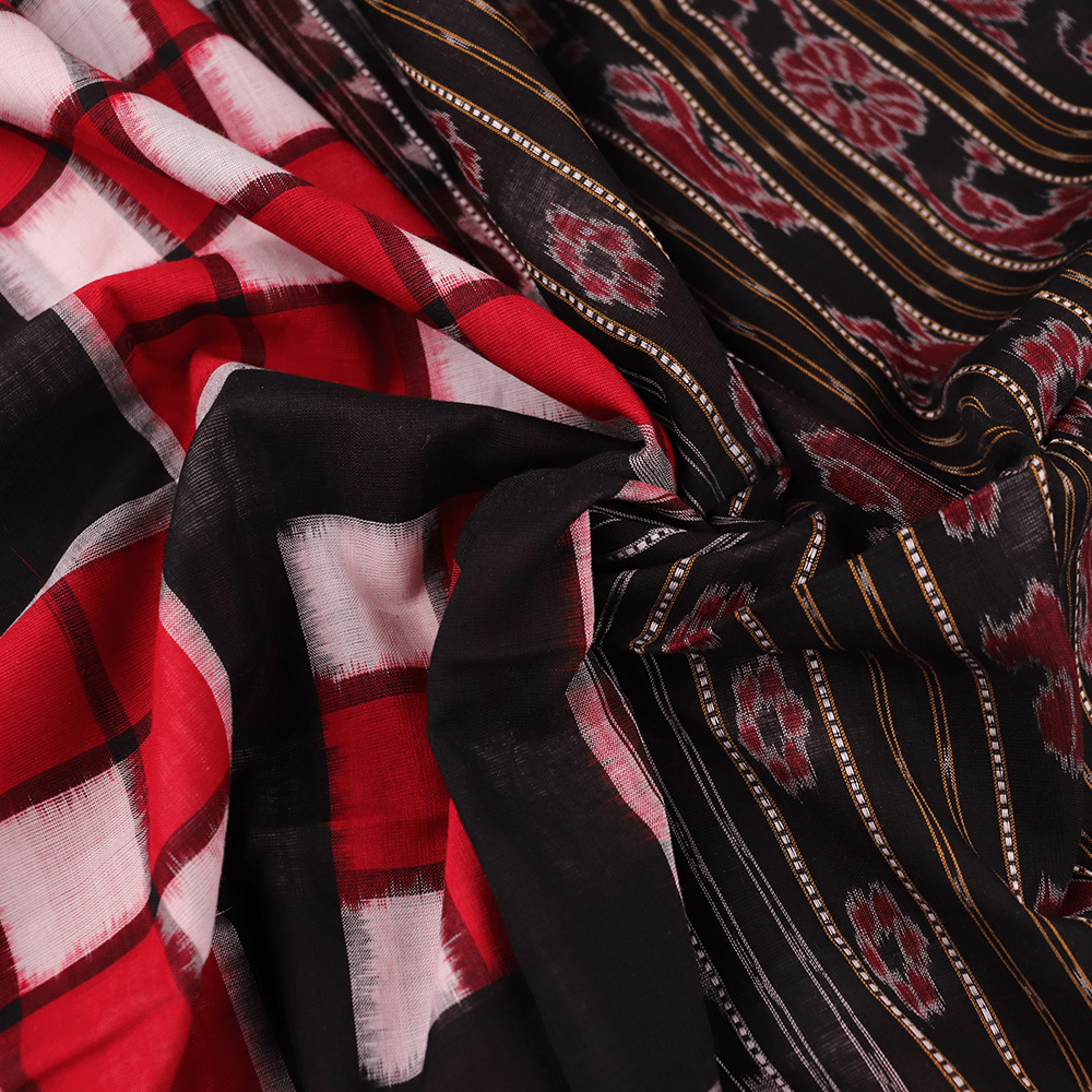 Handloom Sambalpuri Cotton Ikkat Saree Handloom Saree_Cotton Priyadarshini Handloom 