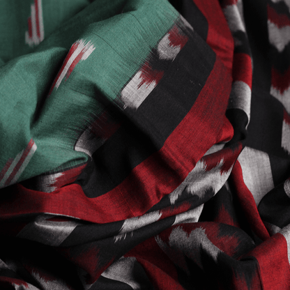 Handloom Sambalpuri Cotton Ikkat Saree Handloom Saree_Cotton Priyadarshini Handloom 