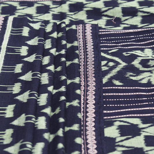 Handloom Sambalpuri Cotton Ikkat Saree Handloom Saree_Cotton Priyadarshini Handloom 