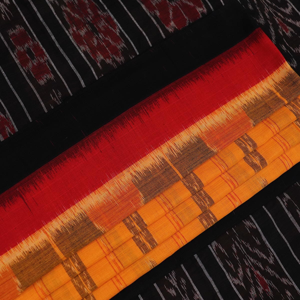 Handloom Sambalpuri Cotton Ikkat Saree Handloom Saree_Cotton Priyadarshini Handloom 