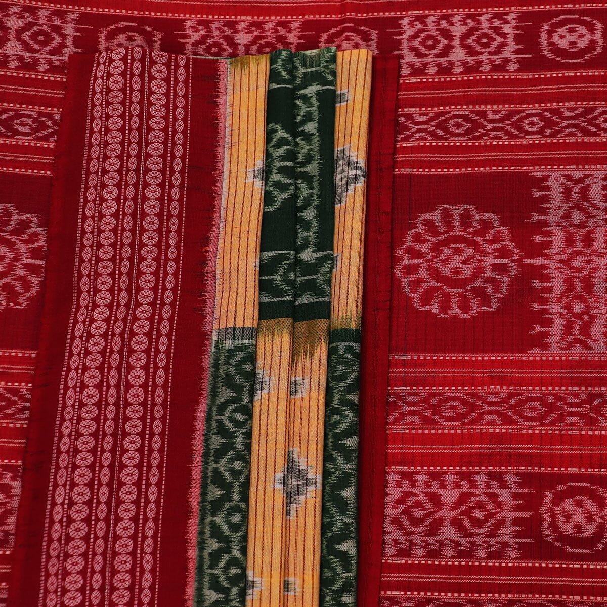 Handloom Sambalpuri Cotton Ikkat Saree Handloom Saree_Cotton Priyadarshini Handloom 