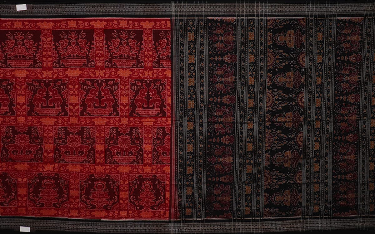 Handloom Sambalpuri Cotton Ikkat Saree Handloom Saree_Cotton Priyadarshini Handloom 