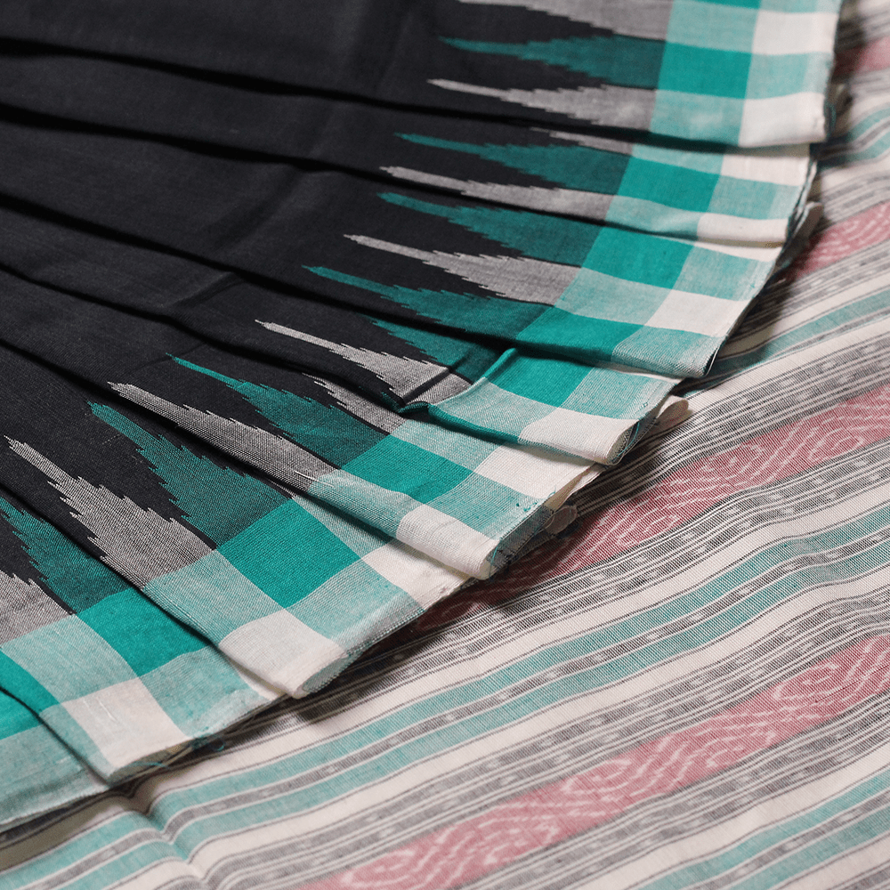 Handloom Sambalpuri Cotton Ikkat Saree Handloom Saree_Cotton Priyadarshini Handloom 