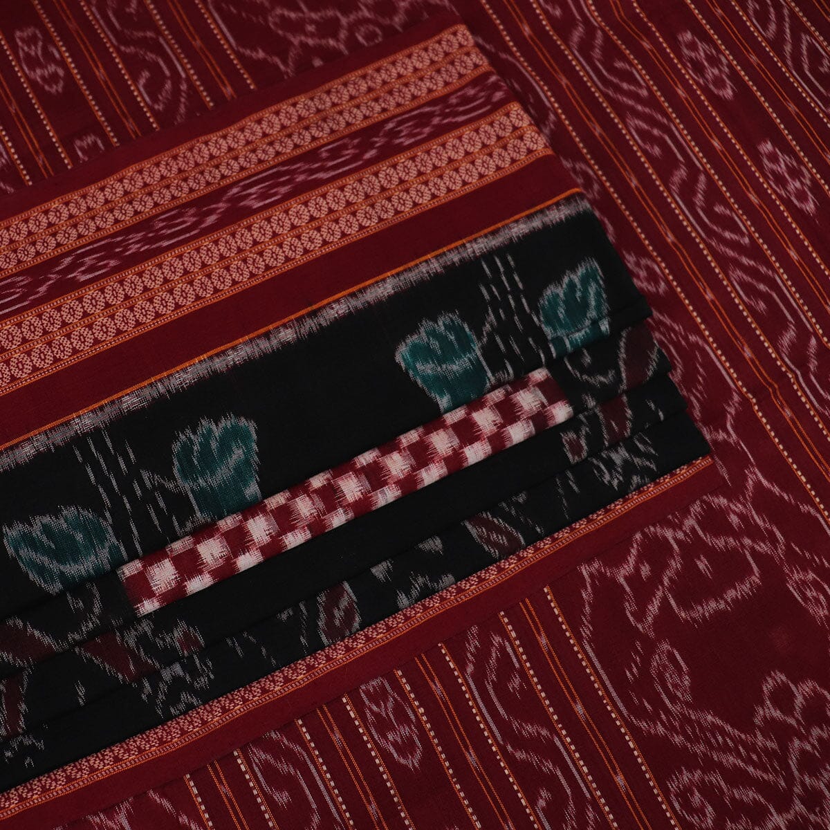 Handloom Sambalpuri Cotton Ikkat Saree Handloom Saree_Cotton Priyadarshini Handloom 