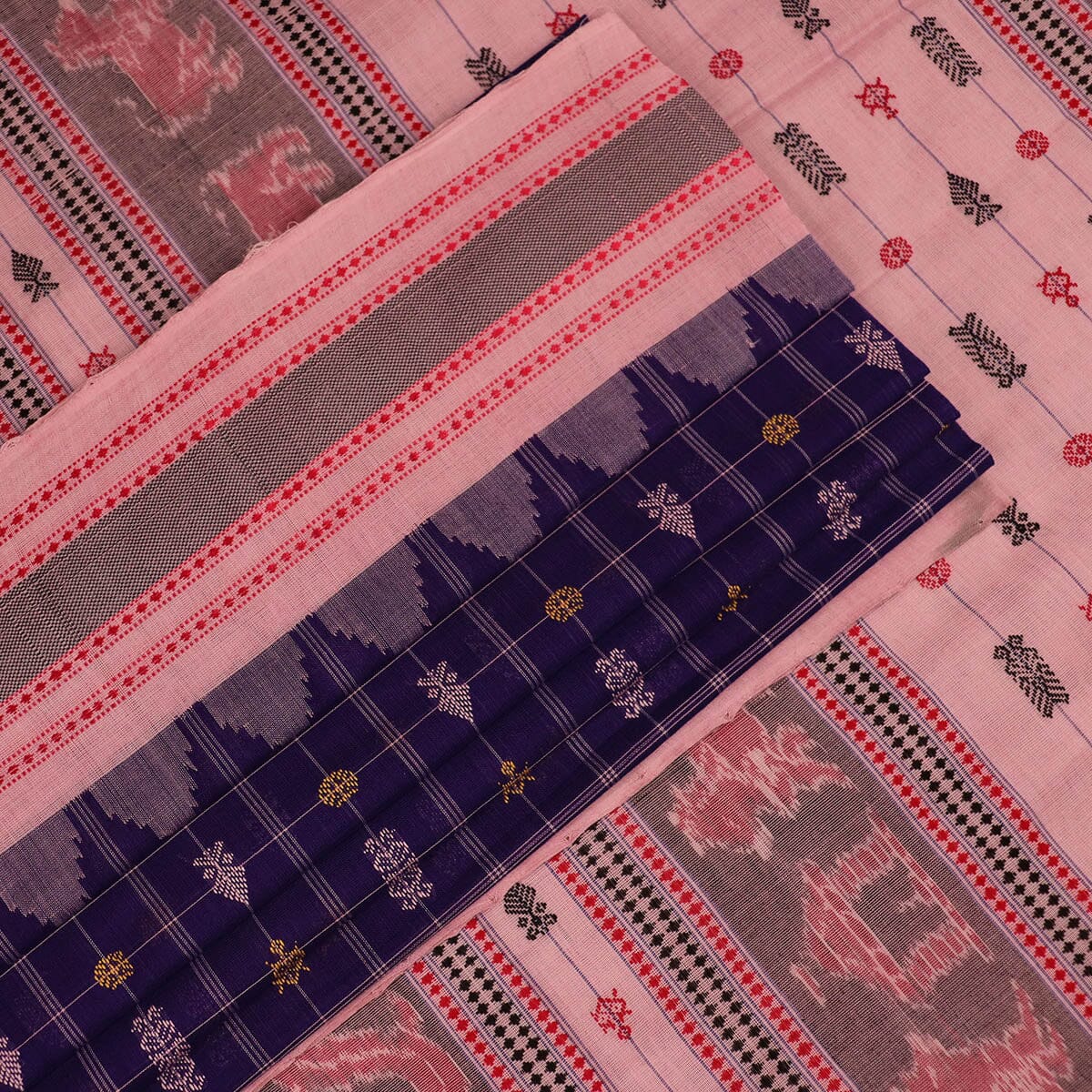 Handloom Sambalpuri Cotton Ikkat Saree Handloom Saree_Cotton Priyadarshini Handloom 