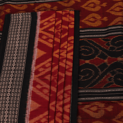 Handloom Sambalpuri Cotton Ikkat Saree Handloom Saree_Cotton Priyadarshini Handloom 