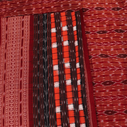 Handloom Sambalpuri Cotton Ikkat Saree Handloom Saree_Cotton Priyadarshini Handloom 