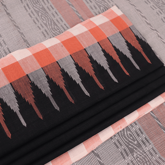 Handloom Sambalpuri Cotton Ikkat Saree Handloom Saree_Cotton Priyadarshini Handloom 