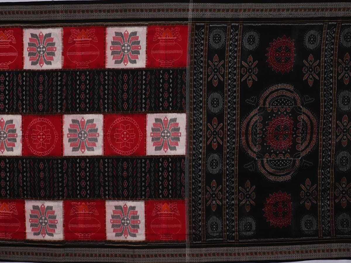Handloom Sambalpuri Cotton Ikkat Saree Handloom Saree_Cotton Priyadarshini Handloom 