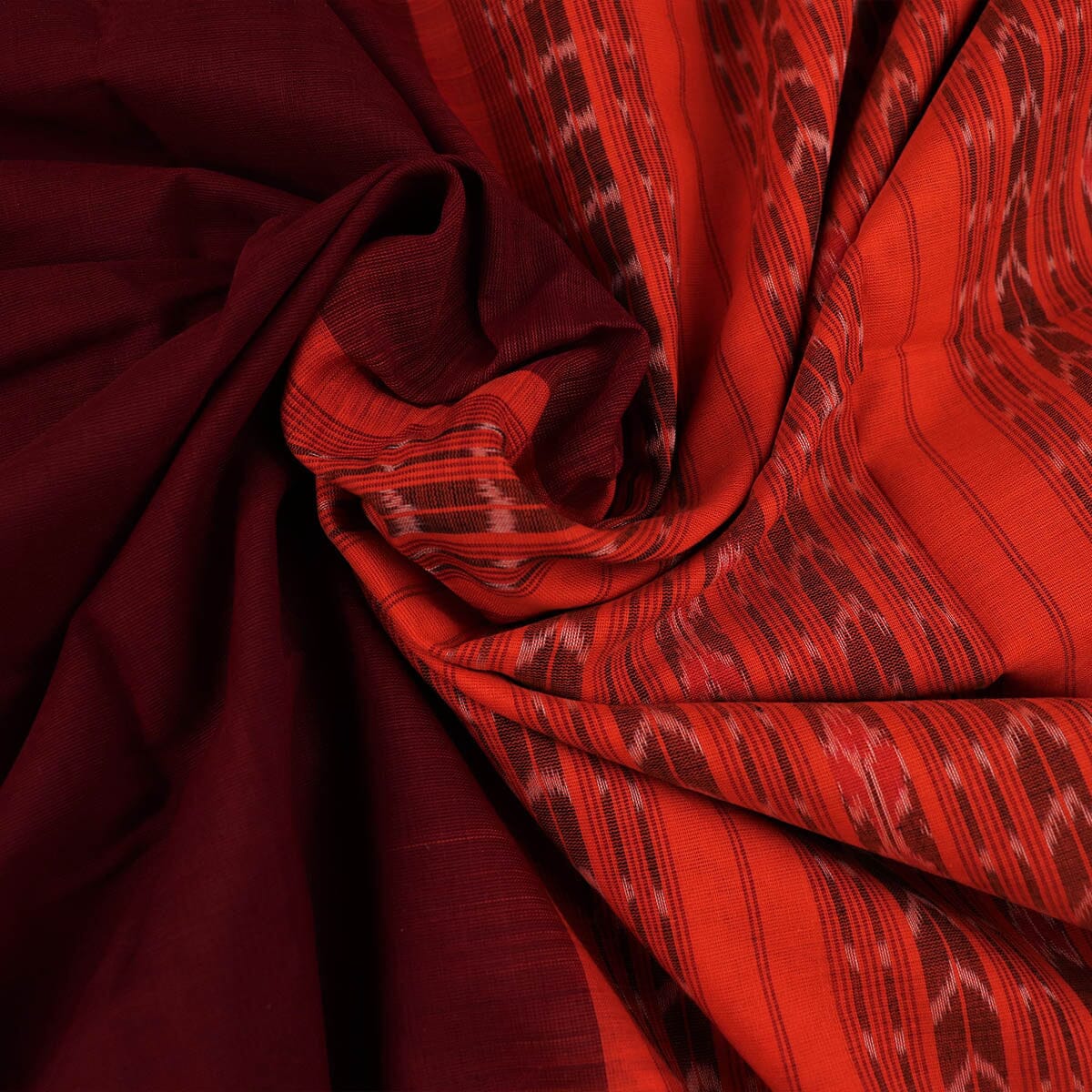 Handloom Sambalpuri Cotton Ikkat Saree Handloom Saree_Cotton Priyadarshini Handloom 