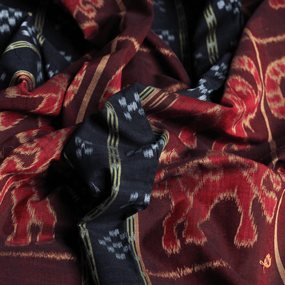 Handloom Sambalpuri Cotton Ikkat Saree Handloom Saree_Cotton Priyadarshini Handloom 