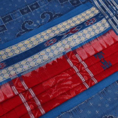 Handloom Sambalpuri Cotton Ikkat Saree Handloom Saree_Cotton Priyadarshini Handloom 