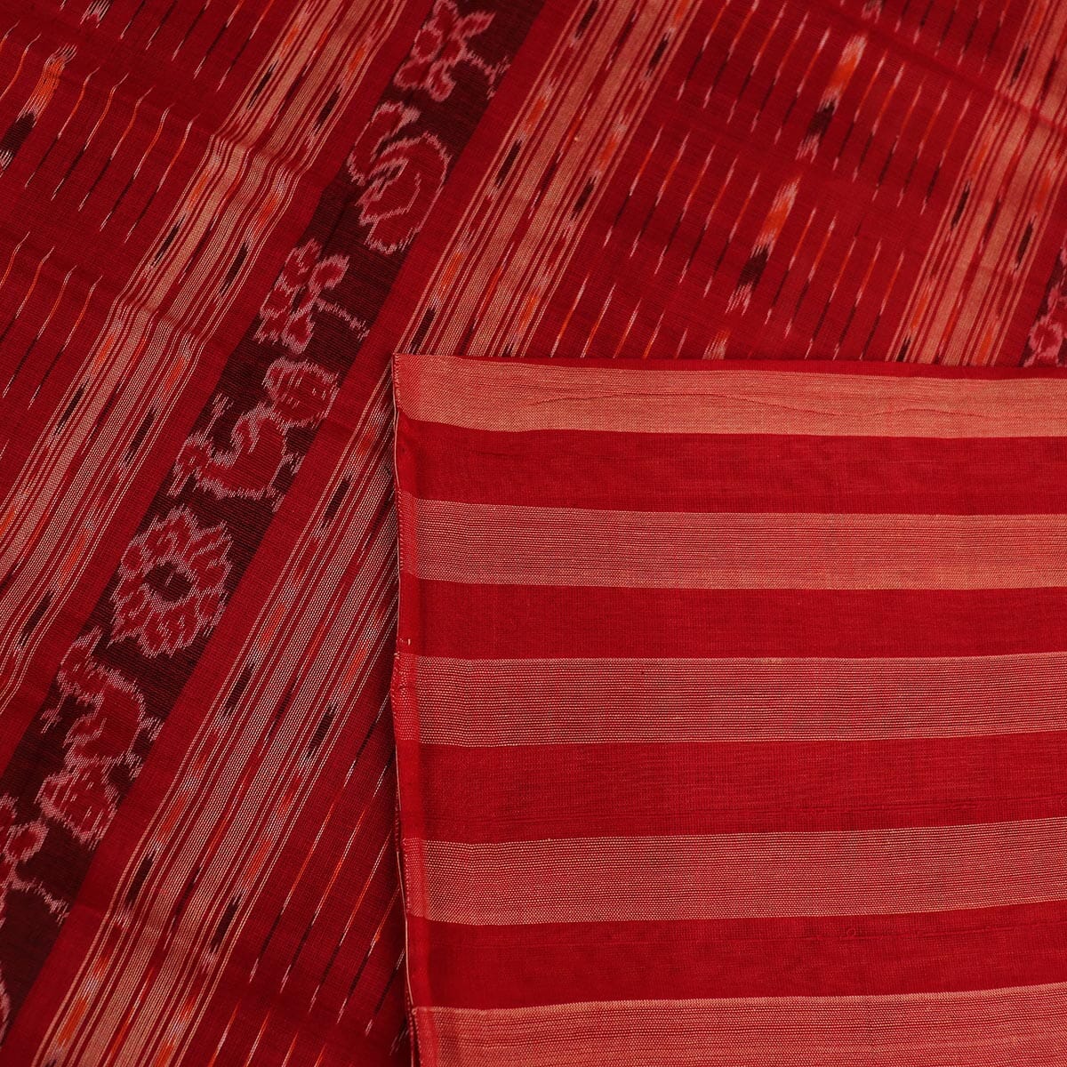 Handloom Sambalpuri Cotton Ikkat Saree Handloom Saree_Cotton Priyadarshini Handloom 