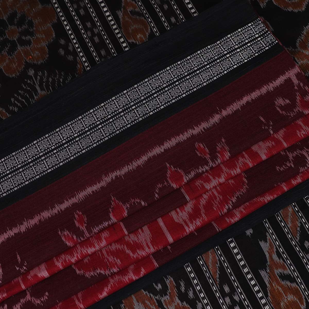 Handloom Sambalpuri Cotton Ikkat Saree Handloom Saree_Cotton Priyadarshini Handloom 