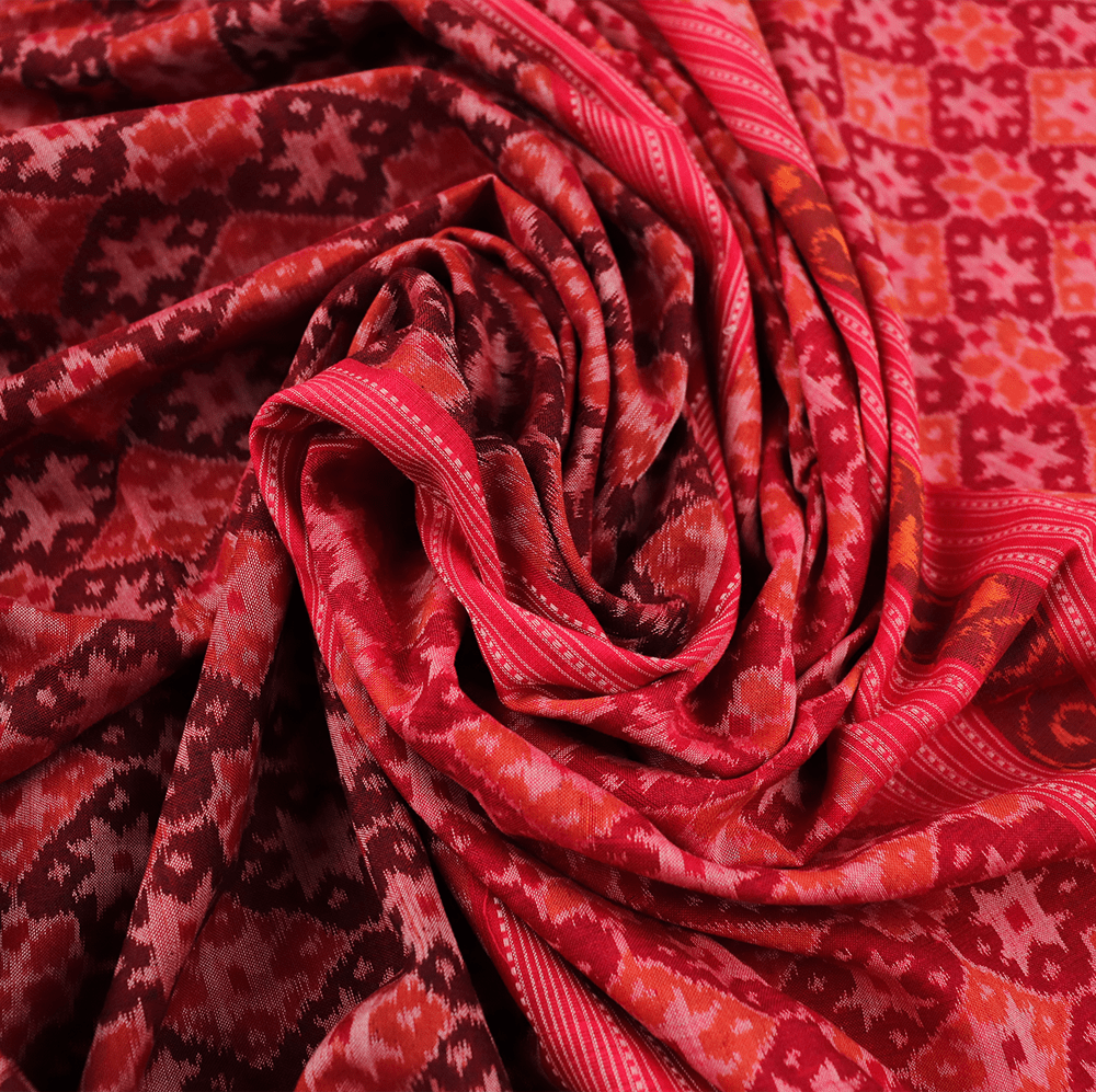 Handloom Sambalpuri Cotton Ikkat Saree Handloom Saree_Cotton Priyadarshini Handloom 