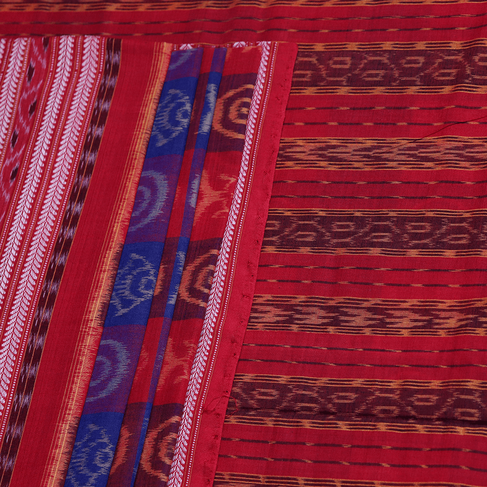 Handloom Sambalpuri Cotton Ikkat Saree Handloom Saree_Cotton Priyadarshini Handloom 