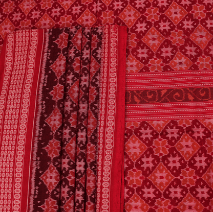 Handloom Sambalpuri Cotton Ikkat Saree Handloom Saree_Cotton Priyadarshini Handloom 