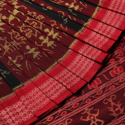 Handloom Sambalpuri Cotton Ikkat Saree Handloom Saree_Cotton Priyadarshini Handloom 