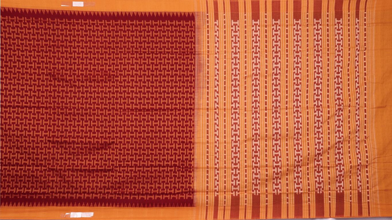 Handloom Sambalpuri Cotton Ikkat Saree Handloom Saree_Cotton Priyadarshini Handloom 