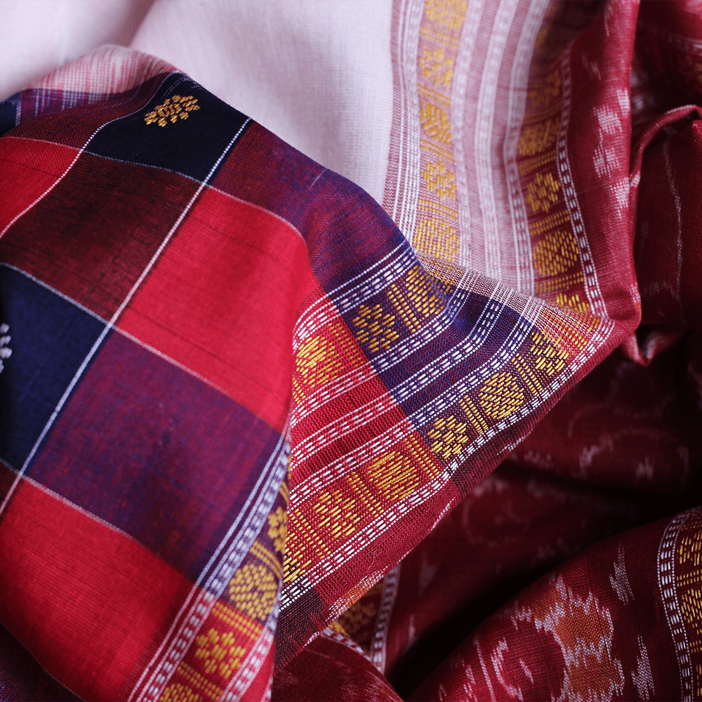 Handloom Sambalpuri Cotton Ikkat Saree Handloom Saree_Cotton Priyadarshini Handloom 