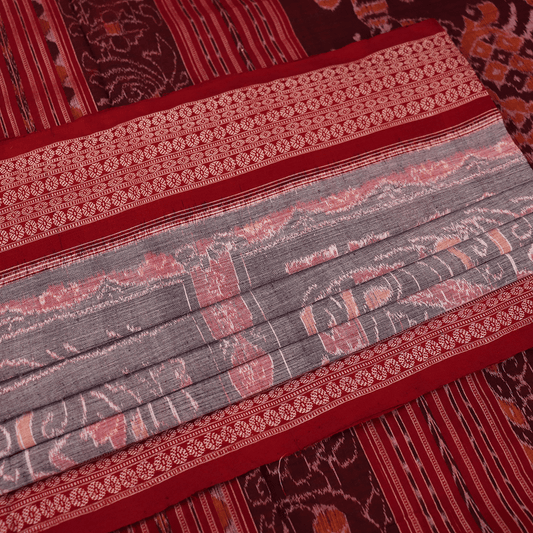 Handloom Sambalpuri Cotton Ikkat Saree Handloom Saree_Cotton Priyadarshini Handloom 