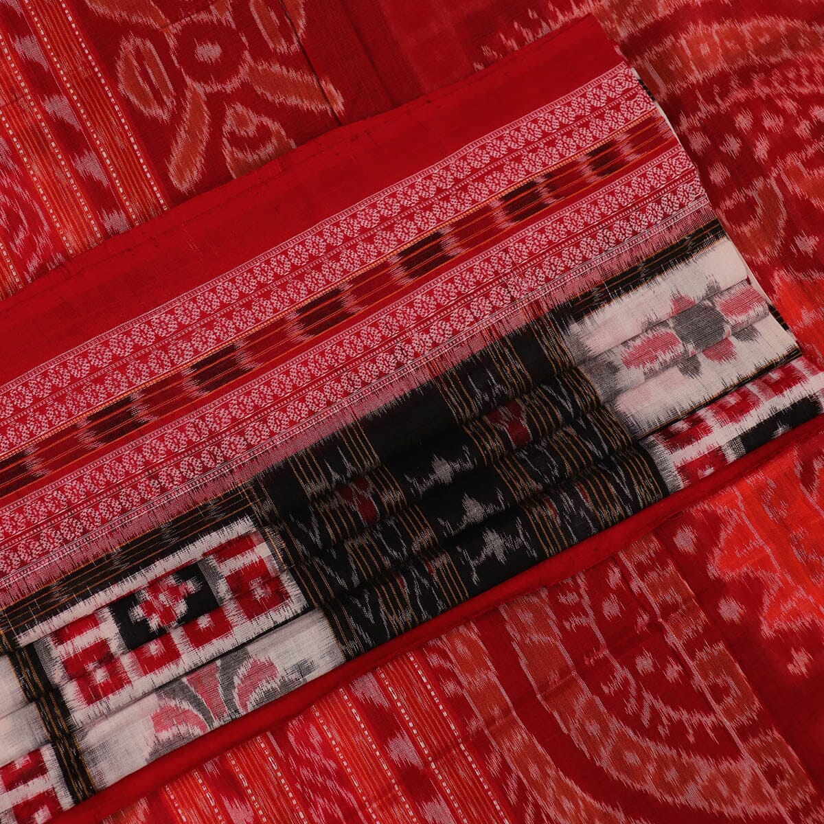 Handloom Sambalpuri Cotton Ikkat Saree Handloom Saree_Cotton Priyadarshini Handloom 
