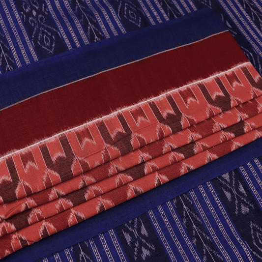 Handloom Sambalpuri Cotton Ikkat Saree Handloom Saree_Cotton Priyadarshini Handloom 