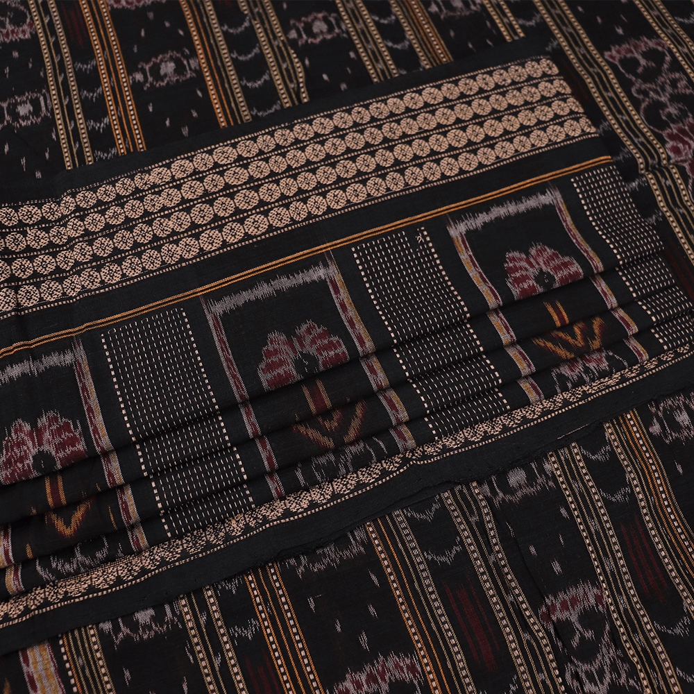 Handloom Sambalpuri Cotton Ikkat Saree Handloom Saree_Cotton Priyadarshini Handloom 