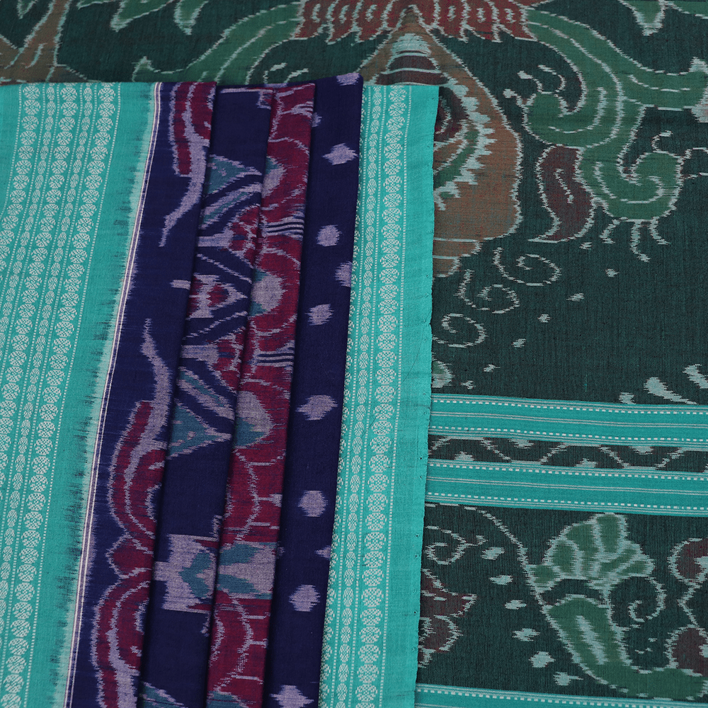 Handloom Sambalpuri Cotton Ikkat Saree Handloom Saree_Cotton Priyadarshini Handloom 