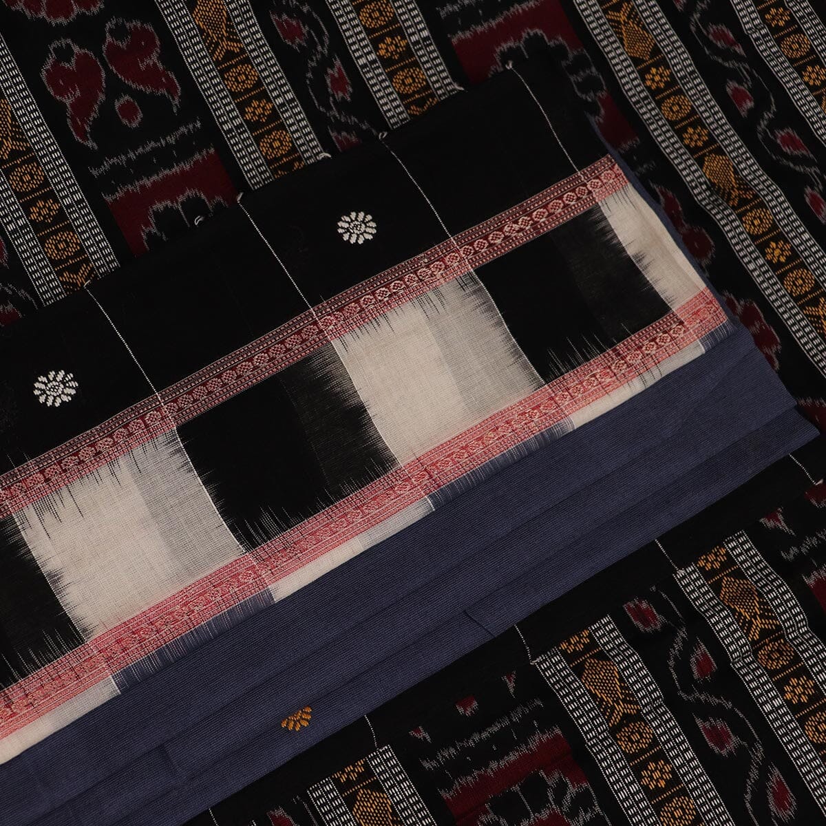 Handloom Sambalpuri Cotton Ikkat Saree Handloom Saree_Cotton Priyadarshini Handloom 