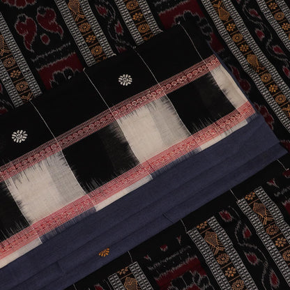 Handloom Sambalpuri Cotton Ikkat Saree Handloom Saree_Cotton Priyadarshini Handloom 