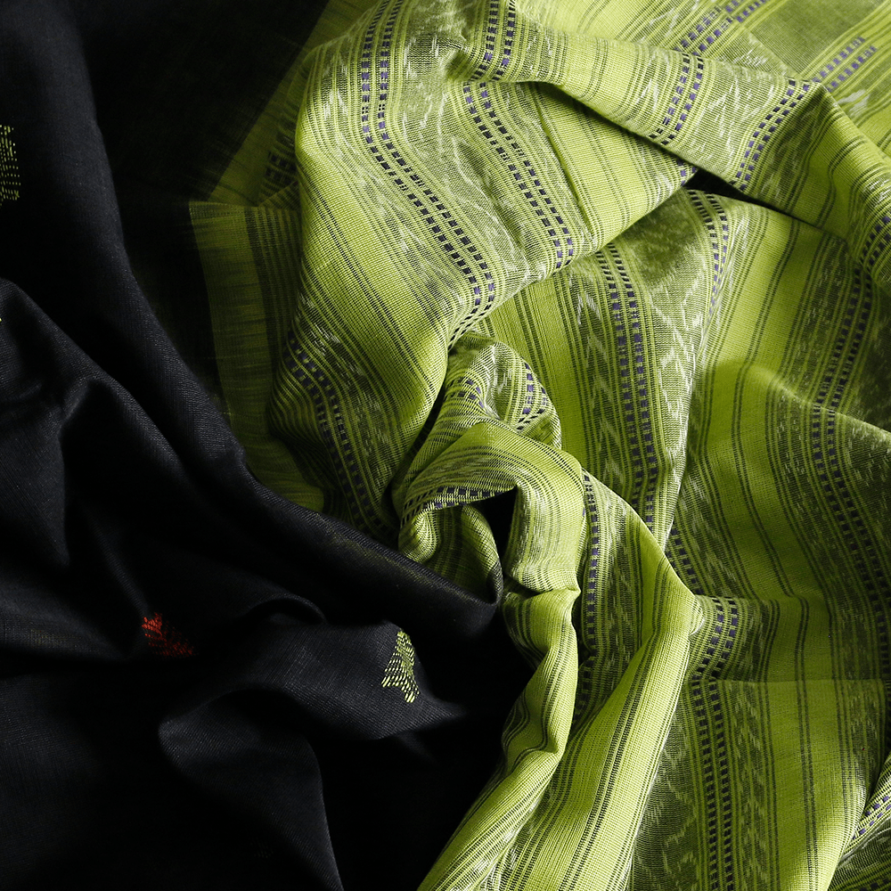 Handloom Sambalpuri Cotton Ikkat Saree Handloom Saree_Cotton Priyadarshini Handloom 