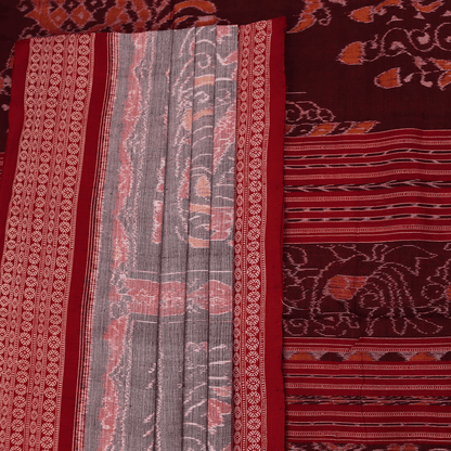 Handloom Sambalpuri Cotton Ikkat Saree Handloom Saree_Cotton Priyadarshini Handloom 