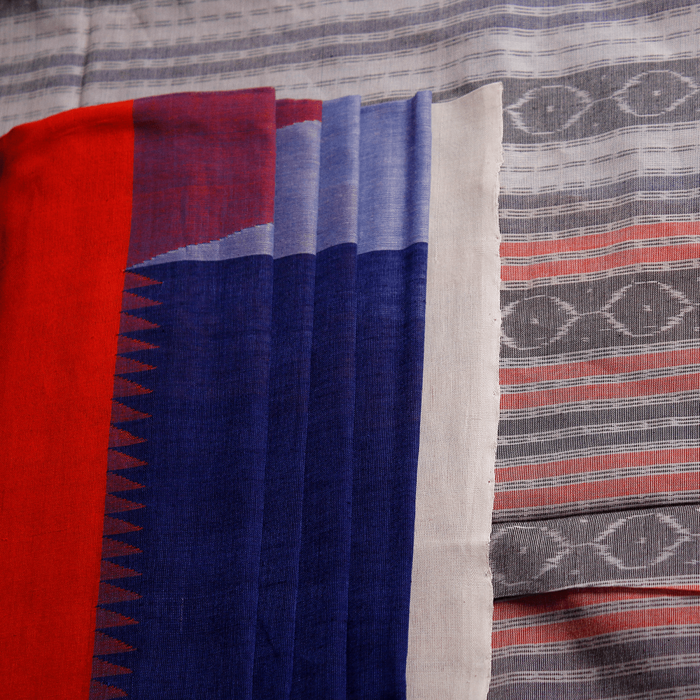 Handloom Sambalpuri Cotton Ikkat Saree Handloom Saree_Cotton Priyadarshini Handloom 