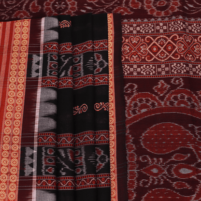 Handloom Sambalpuri Cotton Ikkat Saree Handloom Saree_Cotton Priyadarshini Handloom 