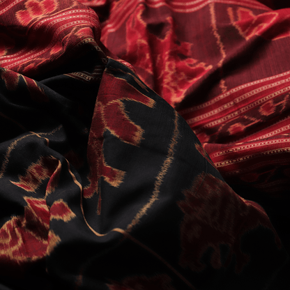 Handloom Sambalpuri Cotton Ikkat Saree Handloom Saree_Cotton Priyadarshini Handloom 
