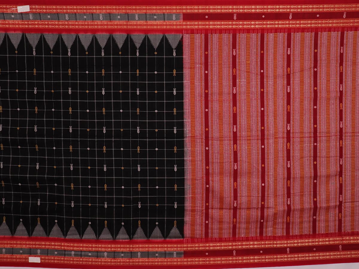 Handloom Sambalpuri Cotton Ikkat Saree Handloom Saree_Cotton Priyadarshini Handloom 