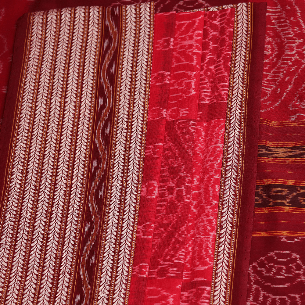 Handloom Sambalpuri Cotton Ikkat Saree Handloom Saree_Cotton Priyadarshini Handloom 
