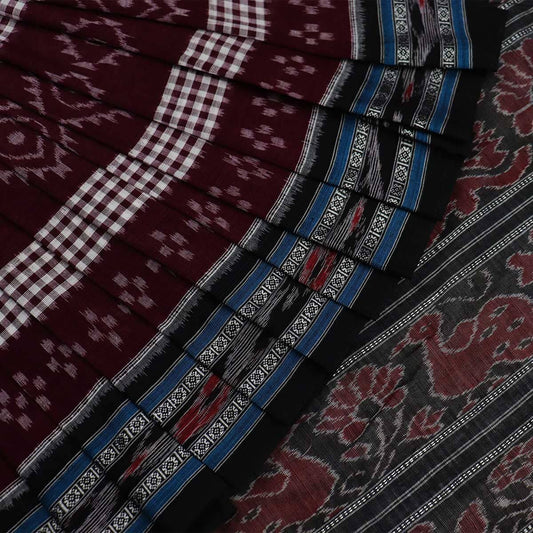 Handloom Sambalpuri Cotton Ikkat Saree Handloom Saree_Cotton Priyadarshini Handloom 