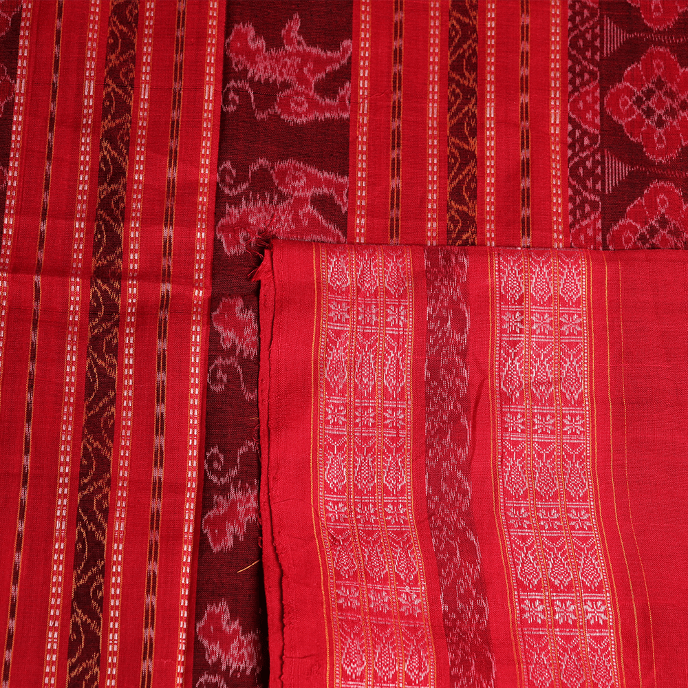 Handloom Sambalpuri Cotton Ikkat Saree Handloom Saree_Cotton Priyadarshini Handloom 