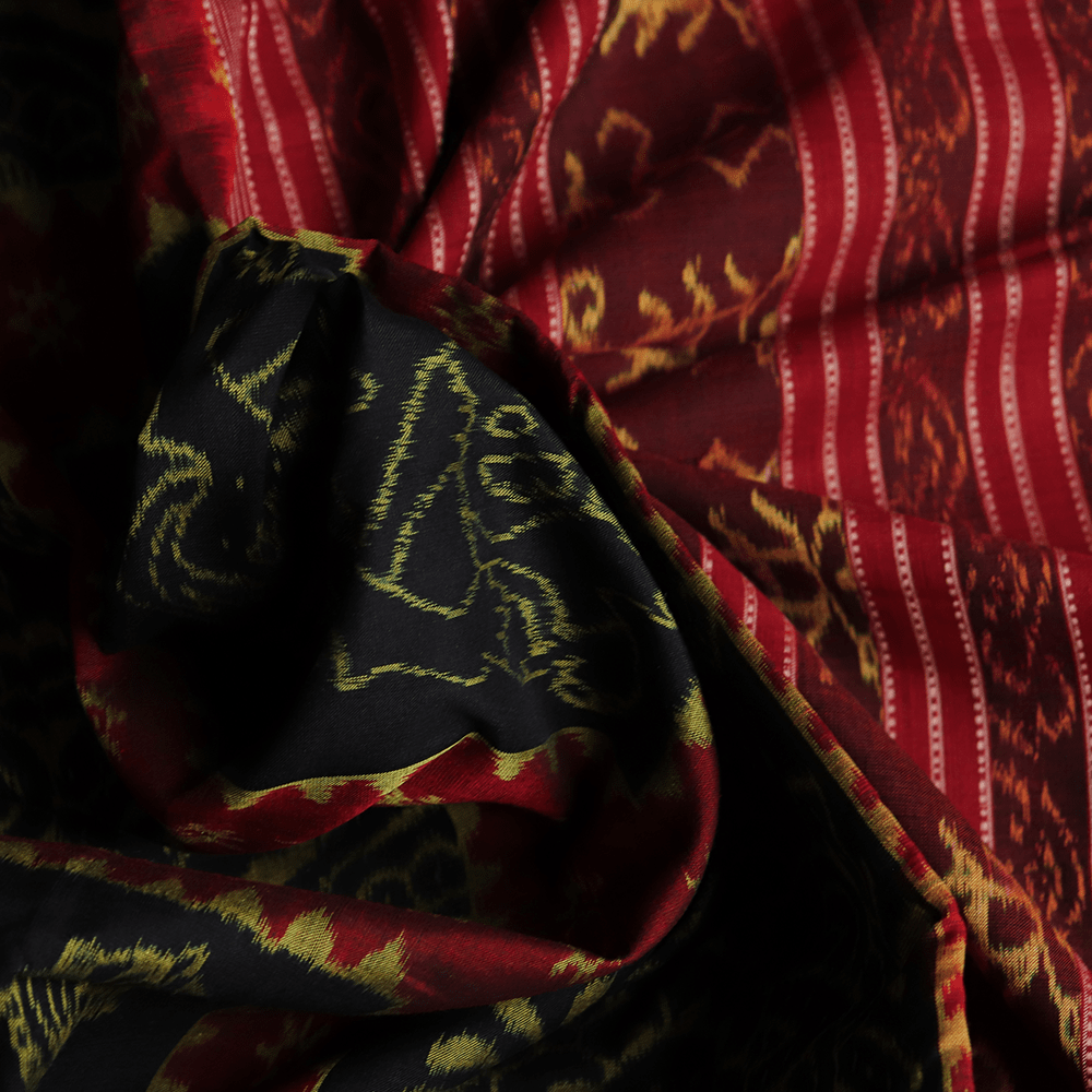 Handloom Sambalpuri Cotton Ikkat Saree Handloom Saree_Cotton Priyadarshini Handloom 