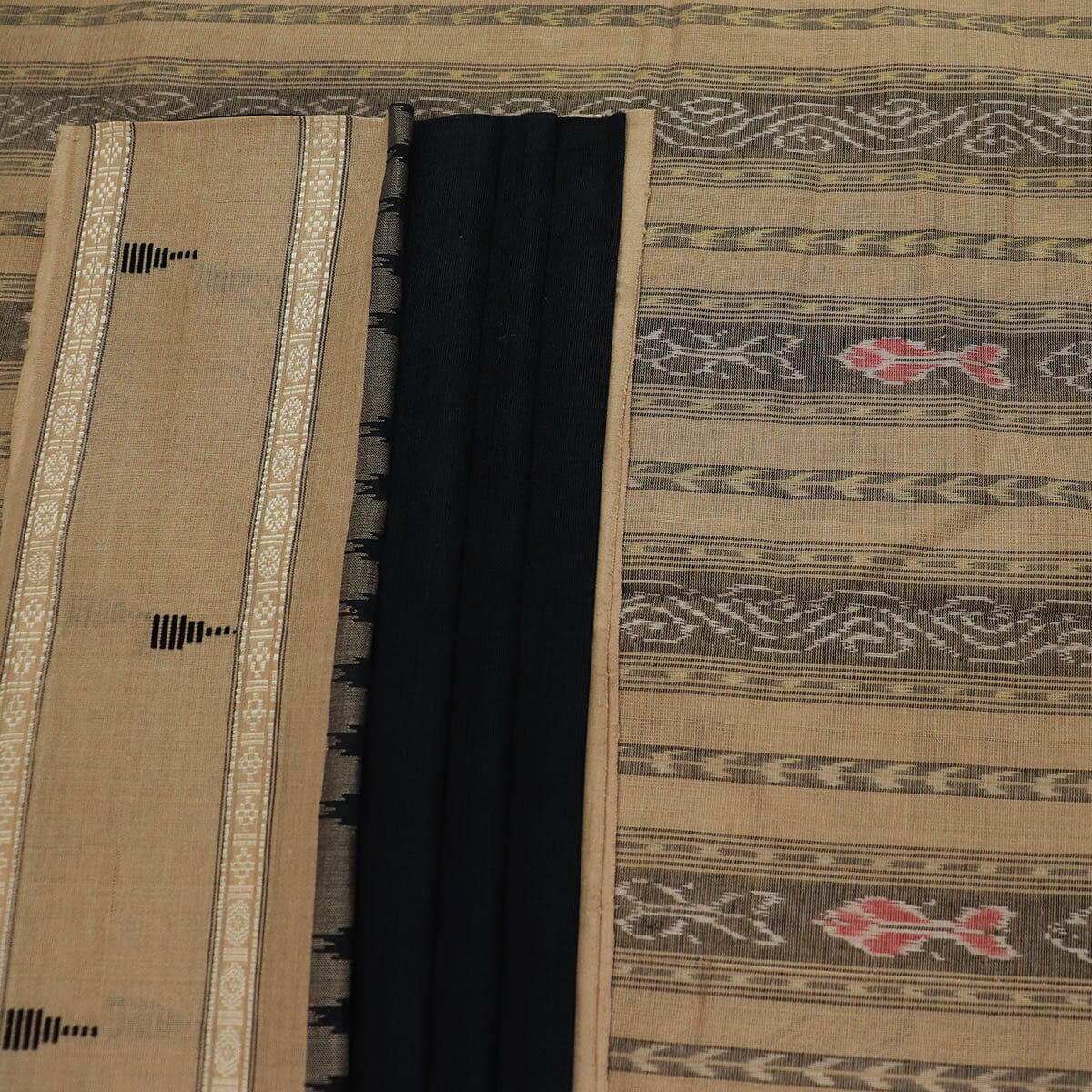 Handloom Sambalpuri Cotton Ikkat Saree Handloom Saree_Cotton Priyadarshini Handloom 