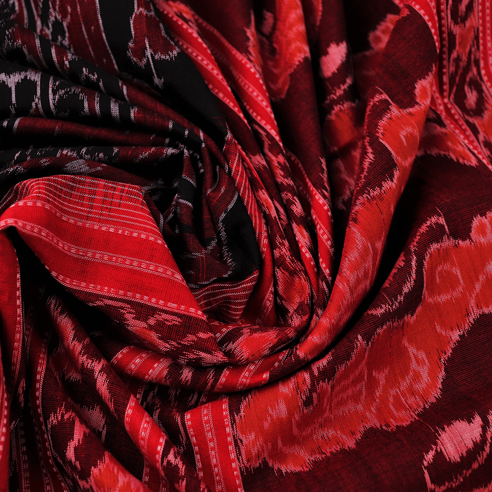 Handloom Sambalpuri Cotton Ikkat Saree Handloom Saree_Cotton Priyadarshini Handloom 
