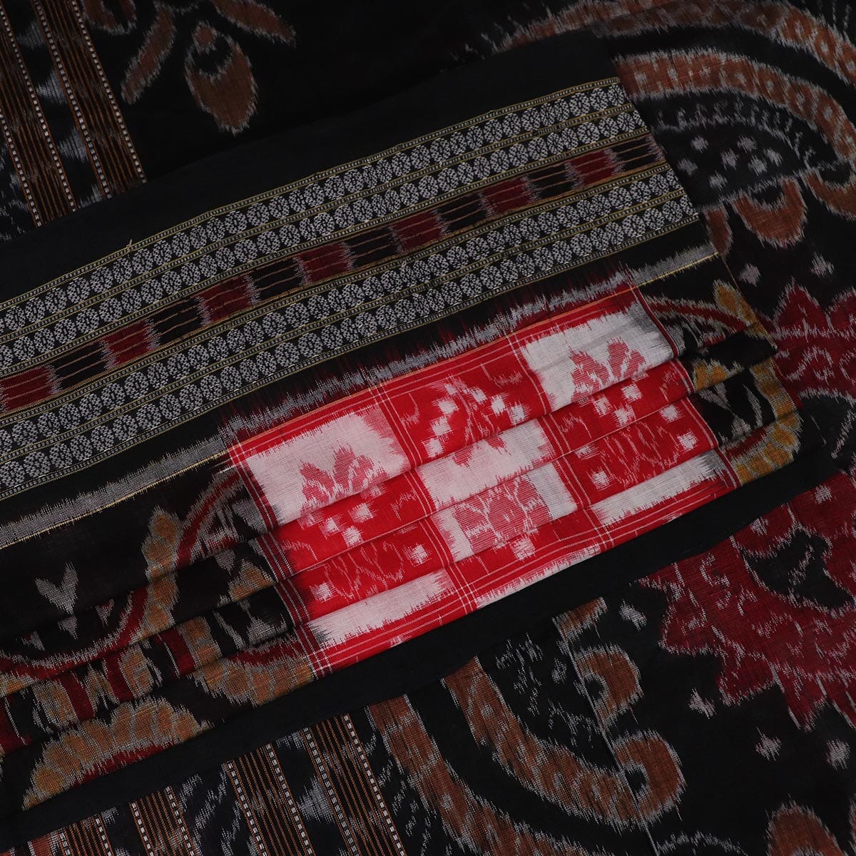Handloom Sambalpuri Cotton Ikkat Saree Handloom Saree_Cotton Priyadarshini Handloom 
